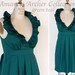 RESERVED for AMANDA green teal bridesmaid dress 2/17/13