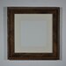 12x12 barnwood frame with 8x8 white mat lots of subtle character