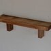 Reclaimed wood wall mounted shelf 23x5x6 beautiful