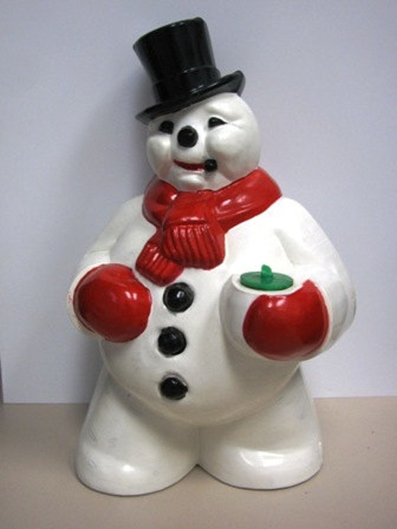 Christmas 1950 Frosty the Snowman Celluloid by TheIDconnection