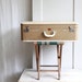 Large Vintage Striped Suitcase / Luggage, Pet Bed, Storage