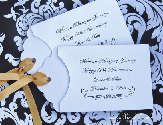 50th Anniversary Favors - Anniversary Party - Lottery Ticket Envelopes Il_570xn