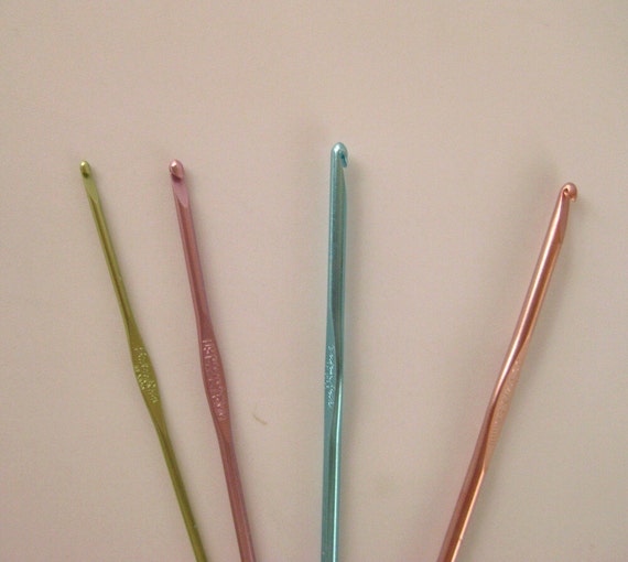 crochet hook e set Crochet B Susan E by hook Sizes Bates C Aluminum D