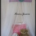 DiSnEy Bed Canopy Crown Padded Upholstered SaLe Princess Jasmine Lavender Aqua