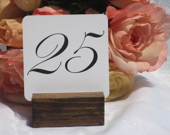 Table Number Holder + Rustic Wedding Table Number Holder (Set of 10) ON SALE