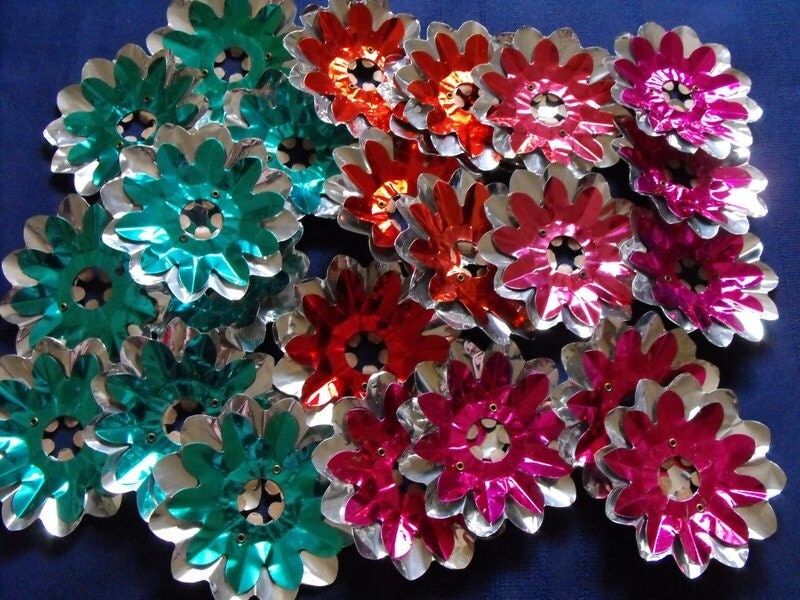 24 vintage christmas light reflectors aluminum by 24 vintage christmas light reflectors aluminum by