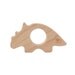 Wood Teether Triceratops wooden toy natural baby toy