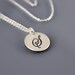 Initial S Necklace - Sterling SilverMonogram Pendant