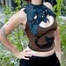 Tattered Destroyed Post Apocalyptic Leather Collar