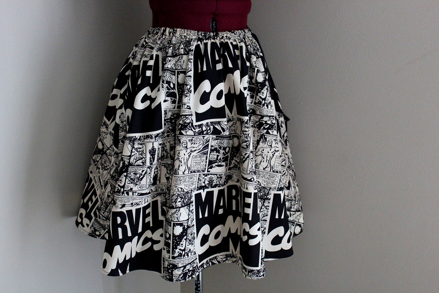 Marvel Comics Womens Skirts Comic Book Skirts Vintage