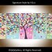 60" Original Modern Abstract Heavy Texture Impasto Metallic Acrylic Painting Landscape Tree Branches Wall Décor "Stand Out from the Crowd"