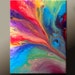 Abstract Art Painting 16x20 Contemporary Modern Art Original Wall Art by Destiny Womack - dWo - Rainbow Skies