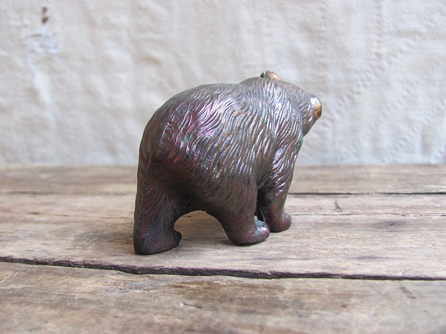 metal bear figurine