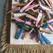 coconut stick sea urchin beads mix 40 pcs , Orphan Left Over Mix