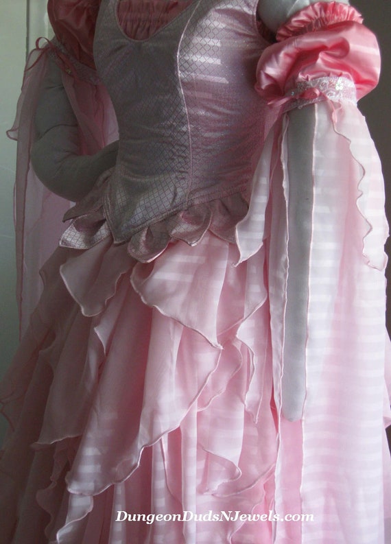 DDNJ Choose Color 4pc Fantasy Fairy Corset Gown Princess Queen