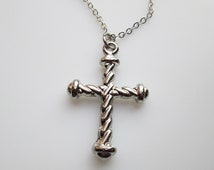 Popular items for crucifix necklace on Etsy