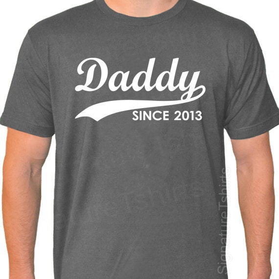 DADDY Since any year gift Mens T-shirt tshirt USA made