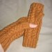 Honey Yellow Hand Knit Fingerless Gloves