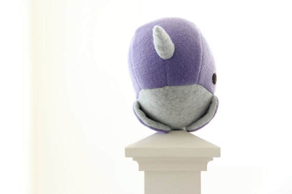 purple narwhal plush