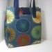 Insulated Lunch Bag Purse - Blues and Greens