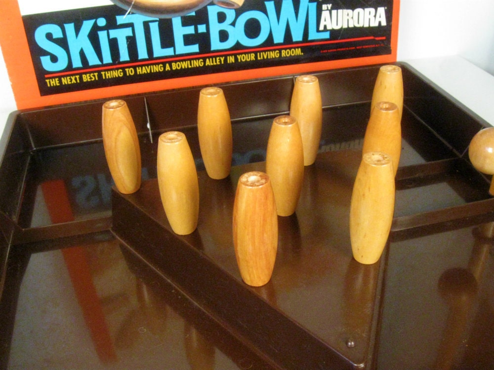 vintage The Original Skittle Bowl game Aurora Products