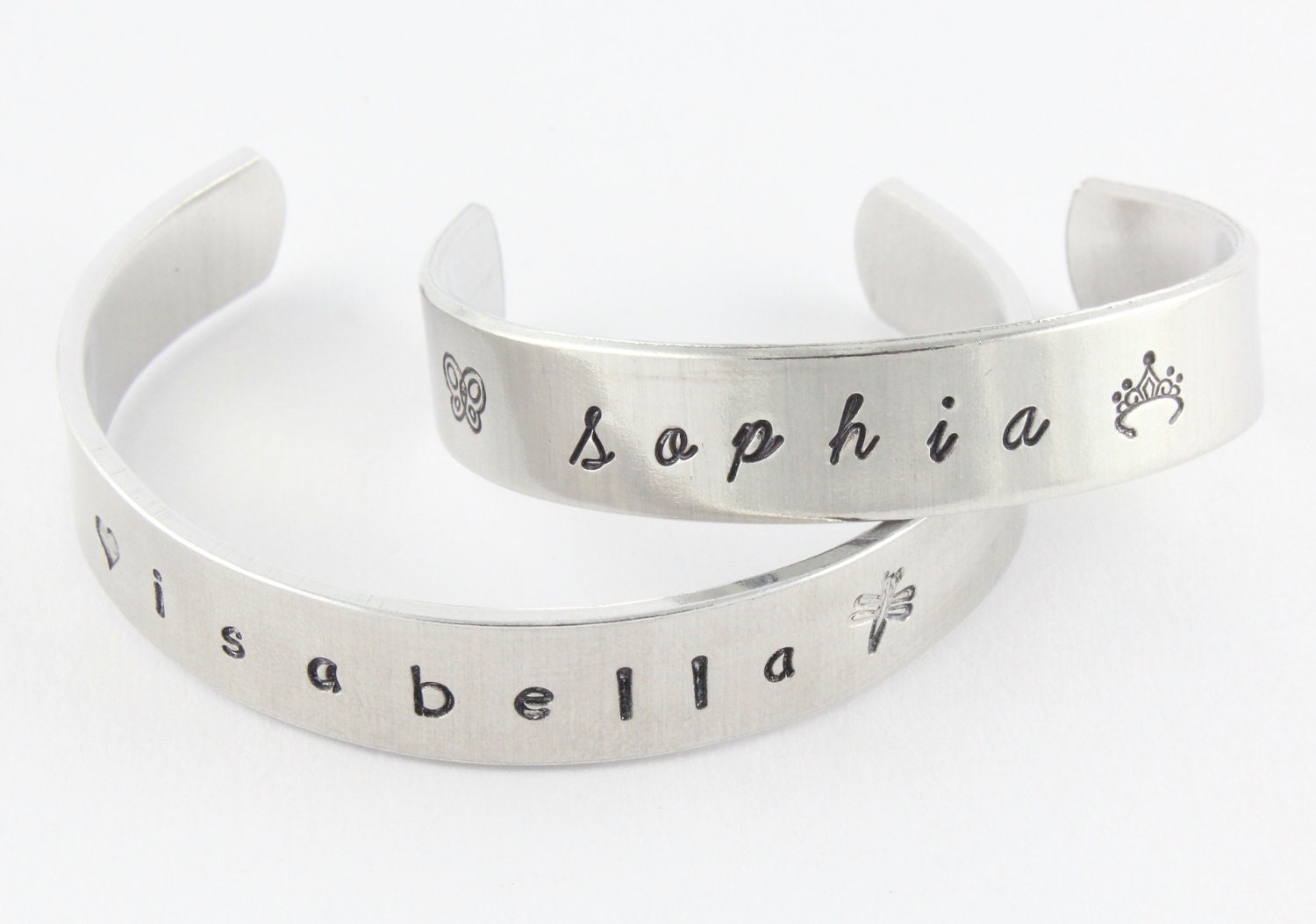 Personalized Child Cuff Bracelet Custom Hand Stamped