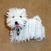 WESTIE beaded West Highland White Terrier pin/ brooch (Ready to ship)