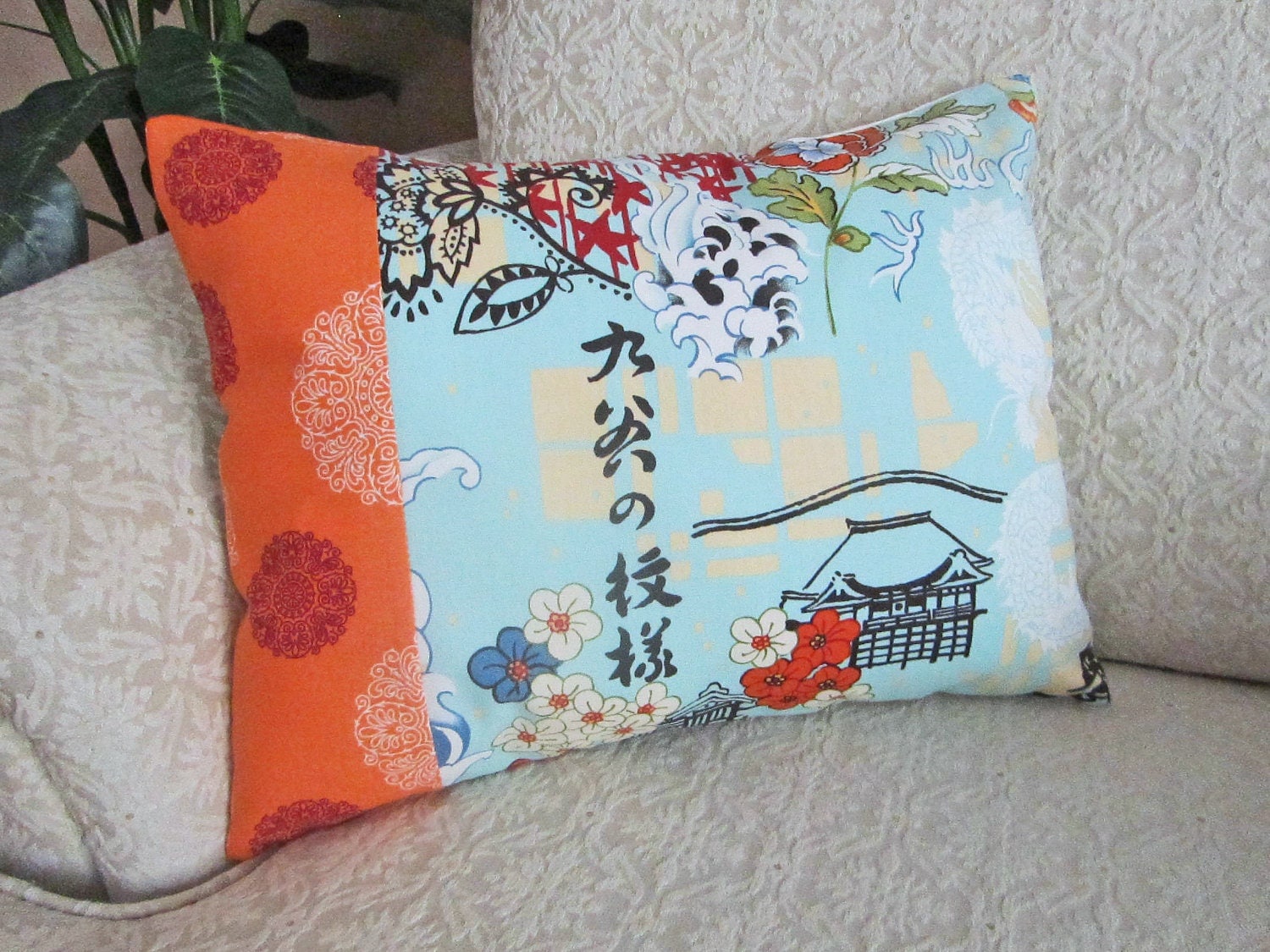 decorated throw pillows Asian