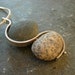 double making waves beach stone necklace