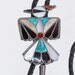 Zuni Inlay Thunderbird Bolo - Pre 1967 - Turquoise & Shell Necklace