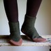 Mens Wool Slipper Socks, Eco Friendly, men size 11.5, Tree Hugger