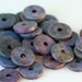 100 Melitanzia 13mm Washer Bead Greek Matte Ceramic Large Holed Bead