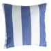 Blue and White Stripe Pillows, Decorative Throw Pillow, Couch Cushion Covers, Coastal Cottage Decor, Accent Pillows 16x16