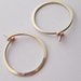 14k gold filled hoop earrings