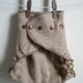 brown and light brown - wool cover for cloth nappies - plastic free diaper cover - neutral - one size fits all