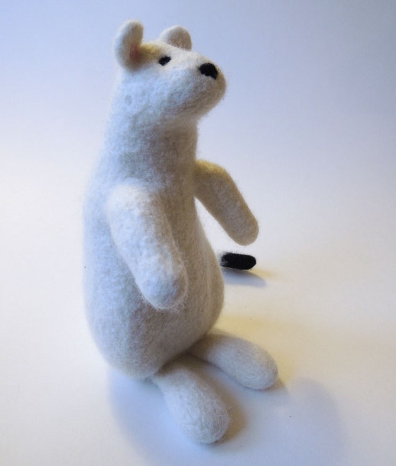 white weasel plush