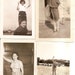 4 vintage photo lot Pretty Woman Swimsuit Dress Arm in Air Wave