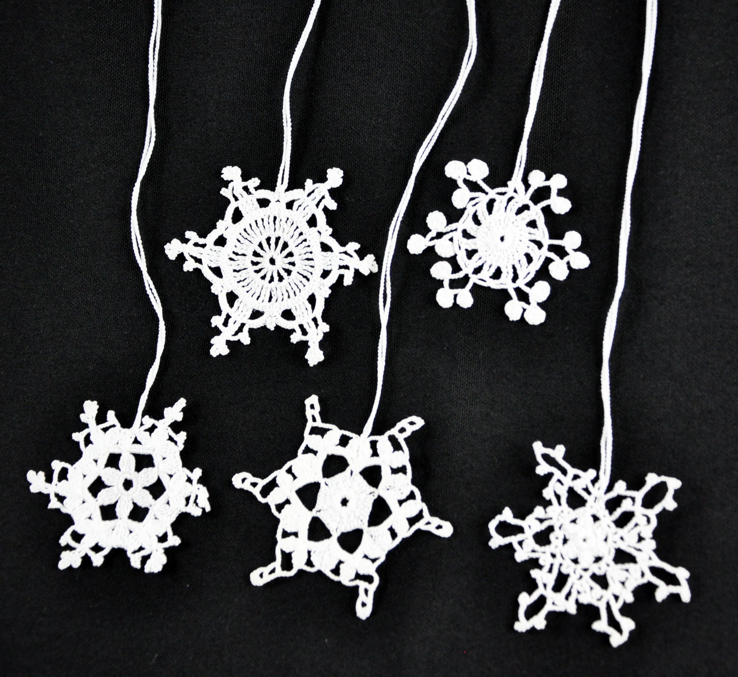 snowflake crochet ornaments christmas tree by forgoodpeople snowflake crochet ornaments christmas tree by forgoodpeople