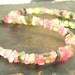 Tourmaline crystal necklace - 99 Carats - natural pink blue green - beaded necklace - Tourmaline - 18 inch