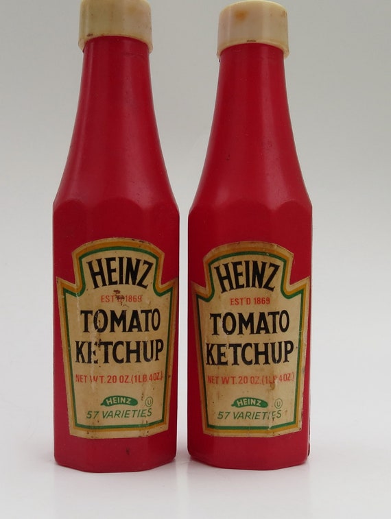 Vintage Heinz Ketchup Salt And Pepper Shakers