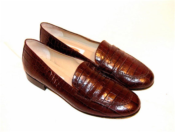 Vintage Talbots Leather Brown Loafers by CliftonSupplyCompany