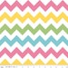 SALE - Medium Chevron Stripe in Girl - sku C320-03 - 1 Yard - by Riley Blake Designs