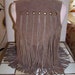 Fringe Leather Vest Boho Indie Hippie western studs size S
