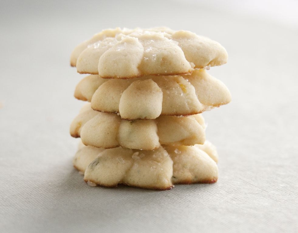 Lemon Thyme Butter Cookies 6 dozen homemade cookies