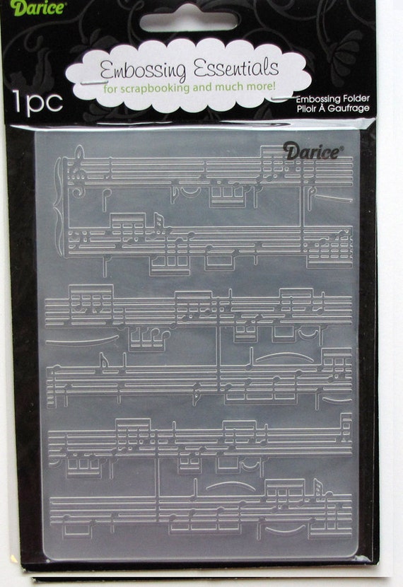 Sheet Music folder music embossing folder a2 embossing