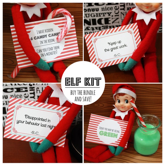 Printable Elf Kit with Personalized Elf Notes