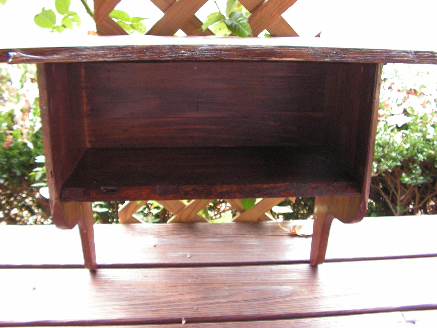 Rustic Primitive Wood Shelf Cabin Woodland Haute Juice