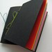Secret Rainbow Notebook Set - Pair of Pocket Notebooks, Black with Rainbow Pages