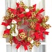 Deco Mesh Wreath CHRISTMAS Slim Red Lime Snowman Holiday Decor