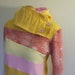 POLLINATION - Hoodie Sweatshirt Sweater - Recycled Upcycled - One of a Kind Women - MEDIUM